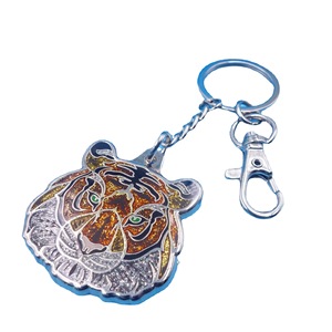 <b>Custom</b> Made Enamel Zinc Alloy Cartoon Character Keychain <b>Doll</b> Shape Gold Color Carabiner Metal Handmade Gift - Product Image 5