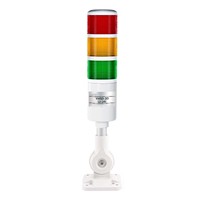 Feu de signalisation LED étanche en plastique SVT-50, voyant d'avertissement pour machine-outil, équipement d'alarme, indicateur tricolore IP55