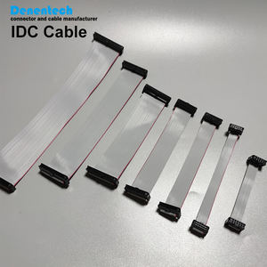 สายริบบิ้นแบนสีเทา16P IDC พร้อมตัวขยายระยะ2*8P 2.54มม. สำหรับอุปกรณ์อิเล็กทรอนิกส์เช่นหน้าจอ LED - Product Image 1