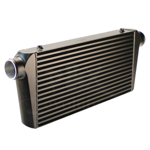 Phổ Fit <span class=keywords><strong>Turbo</strong></span> thanh nhôm và tấm <span class=keywords><strong>intercooler</strong></span> 600x300x76 mét phía trước gắn kết 3 "in/Outlet Đen - Product Image 1