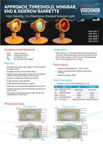 Enfoque elevado unidireccional/Umbral/Luz final Cumple con ICAO/FAA/IEC 6.6A Halógeno Extremo de pista Luz-Verde AR111 Tipo de base - Product Image 6