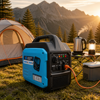 3,5kW Digitaler Inverter-Benzingenerator 220V Leiser Tragbarer Mini-Hochleistungsgenerator für Notfälle im Innen- und Außenbereich