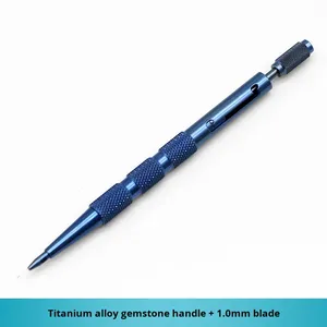 <span class=keywords><strong>Keratom</strong></span>-Messer mit Geradem Titangriff und Saphirklinge Haarimplantat-Werkzeug Haartransplantations-Follikelstanze - Product Image 6