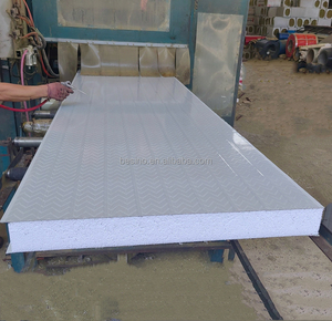 Panneaux sandwich Eps à cadre en acier 50mm Aluzinc Panneau sandwich Eps ignifuge Fournisseur d'usine <span class=keywords><strong>Isolation</strong></span> thermique extérieure Maison - Product Image 5