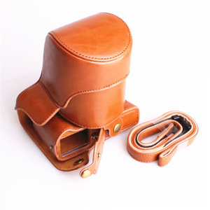 Leather Camera Case For Fujifilm X T20 X T30 Mirrorless Camera With <b>Adjustable</b> <b>Strap</b> Compact Design Protective Cover - Product Image 4