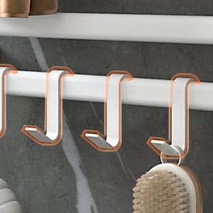 Sèche-serviettes électrique mural en acier inoxydable à chauffage rapide avec étagère intégrée - Product Image 5