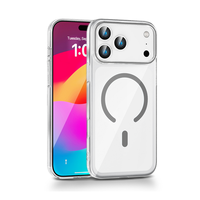 Coque de téléphone portable personnalisée en TPU magnétique antichoc de haute qualité pour iPhone 15 16 17 Pro Max