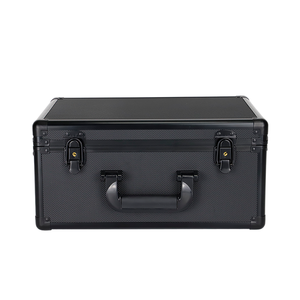 Sang trọng xuất hiện màu đen nhôm công cụ trường hợp chất lượng cao chuyên nghiệp DIY bọt lưu trữ trường hợp tác động kháng va li an toàn - Product Image 3
