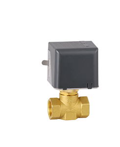LISHUI DN25 Rosca macho Conexión en vivo Válvula de compuerta eléctrica de dos vías de latón Válvula de bola motorizada para agua OEM personalizable - Product Image 2