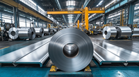 Tôle d'acier au silicium CRNGO non orientée, bobine d'acier électrique pour rotor et stator de moteur électrique, livraison rapide
