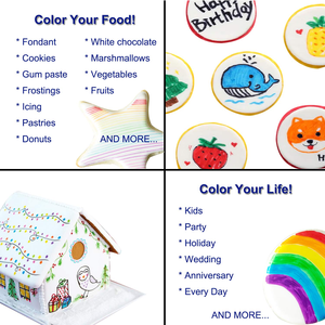 Penne coloranti alimentari pennarelli commestibili <span class=keywords><strong>biscotti</strong></span> per bambini punta Fine scrittori Gourmet per uova di Pasqua - Product Image 6