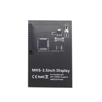 Noir 3.5 pouces Raspberry Pi 5 écran tactile résistif fabriqué en chine neutre 50 cadres 480x320 3.5 "TFT SPI LED rétro-éclairage Pi5