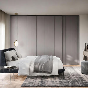 BALOM Armoires intégrées modernes personnalisées pour chambre à coucher, système d'armoire d'angle en bois de luxe, organisation de rangement - Product Image 2