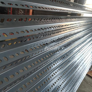 זול מחיר מפעל מדף כבד חובת אור מתכת אחסון מחוררת ברזל זווית מדפי עם מתלה מתכווננת - Product Image 5