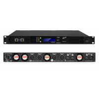 Amplificador de Audio Profesional DSP de 4 Canales y 1U de Aluminio Serie D al por Mayor para Grandes Eventos, Estadios, Bares y Cines