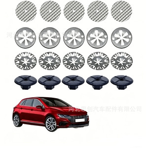 Kit de réparation d'isolation thermique de pare-chocs avant pour voitures Volkswagen Audi N90335004 N90796501 Acier Diamètre 3 cm - Product Image 2