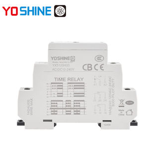 Module de relais temporisé multifonction Yoshine YX5120 AC/DC 10A DPDT marche/arrêt, certifié <span class=keywords><strong>CB</strong></span>/CE, pour automatisation industrielle, bornes à vis - Product Image 2