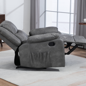 Sillón reclinable cómodo sillón reclinable de cuero con masaje - Product Image 2