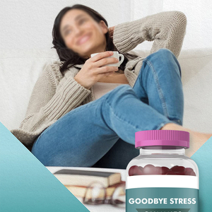 Gummies anti-stress OEM ODM avec Ashwagandha, GABA et L-Théanine pour favoriser l'apaisement de l'humeur et la relaxation, enrichies en Vitamine D3, <span class=keywords><strong>B6</strong></span> et Magnésium - Product Image 2