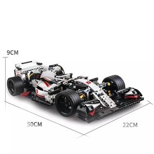 Set di blocchi da costruzione Mould King 13117 <span class=keywords><strong>Formula</strong></span> <span class=keywords><strong>F1</strong></span>, auto sportiva da corsa, molto richiesto, per ragazzi, modello difficile. - Product Image 6