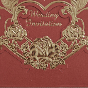 Tarjetas plegables de color burdeos, conjunto de tarjetas de cumpleaños en forma de corazón para invitaciones de boda, color rosa claro, aniversario, venta al por mayor - Product Image 3