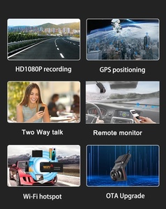 4G 隐藏式 IPS 屏幕行车记录仪 GPS 跟踪实时远程监控 FHD 1080P WiFi 行车记录仪 带两个摄像头的车载 <span class=keywords><strong>DVR</strong></span> - Product Image 4