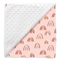 Neues Maßgeschneidertes Design Weiche und Atmungsaktive Baby-Puckdecke Minky Dot Decke für Neugeborene