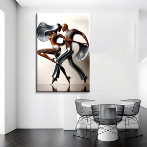 Arte de pared de resonancia rítmica al por mayor arte abstracto de sala de baile para la decoración de la sala de estar del dormitorio de la oficina en casa - Product Image 2