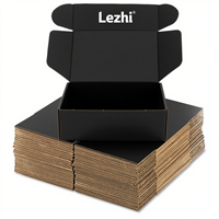 Boîtes d'emballage en carton ondulé personnalisées avec logo imprimé, petites, uniques, simples, pour produits de soin de la peau, colis d'expédition de vêtements
