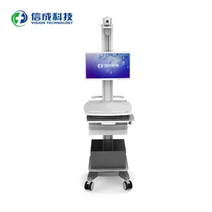Big monitor trolley medical injection molding base camera hold Doctor Mobile Workstation medical trolly