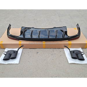 Nouveau diffuseur arrière pour 2020 <span class=keywords><strong>2021</strong></span> <span class=keywords><strong>Audi</strong></span> A4 Avant Upgrade <span class=keywords><strong>S4</strong></span> Style - Product Image 2