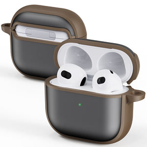 Pour Airpods 4 étui pour écouteurs Pc + TPU anti-chute givré sans fil pour Airpods1/2 <span class=keywords><strong>Pro</strong></span> pour <span class=keywords><strong>Airpods3</strong></span> étui anti-empreintes digitales à texture de peau - Product Image 1