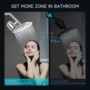 32 giai đoạn phòng tắm vòi sen đầu lọc dễ dàng nhanh chóng cài đặt nước cứng Clo <span class=keywords><strong>Fluoride</strong></span> hóa chất loại bỏ với KDF - Product Image 2