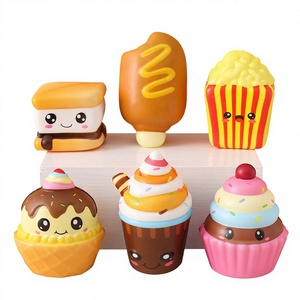 Low MOQ Slow Rising <b>Squishy</b> Toys Junk Food Pack Shape <b>Squishy</b> Toys Bread Stress Relief Soft Squeeze Promotional Gifts - Product Image 3