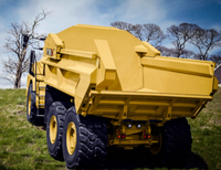 Camion minier articulé à trois essieux 730 EJ, capacité de charge de 27 tonnes, 280 kW