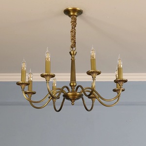 Candelabros de Estilo Americano y Francés en Color Cobre Antiguo, Candelabros Totalmente de Cobre, Estilo Moderno, Sencillo y Rústico, Individual - Product Image 2