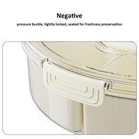 Plateau à épices de cuisine à 9 grilles Organisateur d'épices résistant aux insectes et à l'humidité Récipients à épices en plastique portables avec poignée