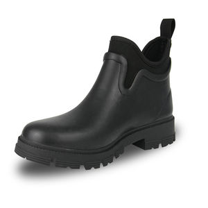 Stivali Wellington alla caviglia da <span class=keywords><strong>donna</strong></span> all'ingrosso OEM stivali da pioggia corti per l'estate inverno autunno impermeabili in gomma Chelsea Design - Product Image 1