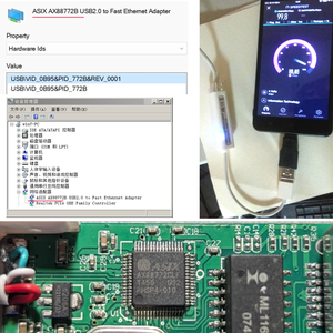 Asix AX88772 USB LAN Ethernet RJ45 Partch Cord 8P Modular for Laptop STB Set Top Box Panel PC USB2.0 to LAN - Product Image 3