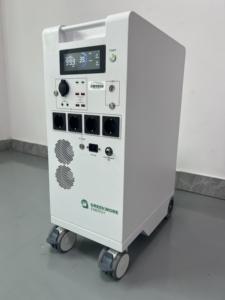 하나의 딥 사이클 대용량 BMS 5120Wh 5000W 충전식 전기 휴대용 태양열 발전기 LIFepo4 발전소 - Product Image 4