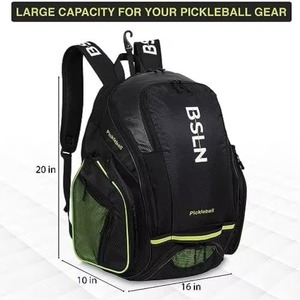 Échantillon gratuit – Sac de sport unisexe multifonctionnel pour tennis, nouveau sac à bandoulière tendance en polyester pour raquettes de pickleball - Product Image 6