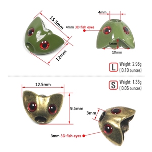 Trực Tuyến Fly Ràng Buộc Cá Đầu Đa Màu Cá Maskks Streamer Buộc S L <span class=keywords><strong>Sculpin</strong></span> Mũ Bảo Hiểm Streamer Fly Ràng Buộc Vật Liệu - Product Image 3