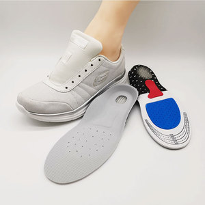 QY chaussures pour hommes semelles pour femmes coussinets orthopédiques massage absorption des chocs soutien de la voûte plantaire semelles sport course tapis en <span class=keywords><strong>silicone</strong></span> - Product Image 6
