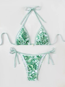 <span class=keywords><strong>บิ</strong></span><span class=keywords><strong>กิ</strong></span>นีเซ็กซี่บราสามเหลี่ยมพิมพ์ลายพอร์ซเลน<span class=keywords><strong>สี</strong></span><span class=keywords><strong>ฟ้า</strong></span>ขาวเซ็กซี่แบบผูกเชือกสำหรับผู้หญิง - Product Image 4