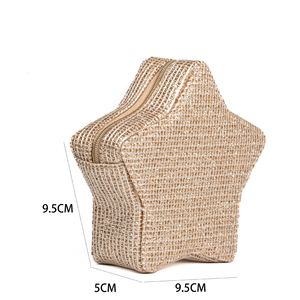 Pochette cadeau pour cosmétiques, sac de rangement portable, pochette à cosmétiques ornée de strass dorés pour la vente en gros - Product Image 4