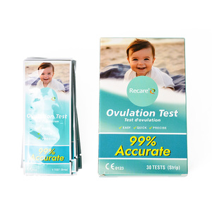 Bandelette de test d'ovulation à l'or colloïdal Recare approuvée CE avec une durée de conservation de 3 ans et un temps de lecture de 3 à 5 minutes - Marque privée prise en charge - Product Image 2