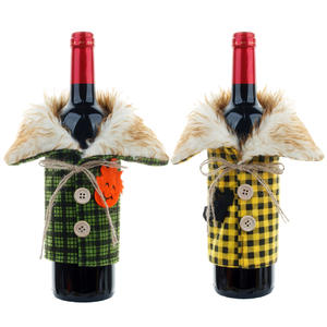 Coloré feutre <span class=keywords><strong>bouteille</strong></span> de vin sac refroidisseur vin pochette thermique métal isolé paillettes séquence vin glace sacs pour cadeau - Product Image 5