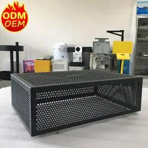 Sheet metal vented electronic box chassis metal