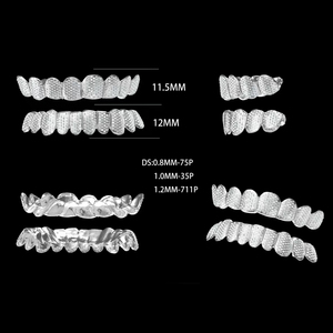 Yuvarlak baget parlak kesim Hip Hop elmas <span class=keywords><strong>Grillz</strong></span> ile moda takı özel <span class=keywords><strong>Grillz</strong></span> Vvs Moissanite diş <span class=keywords><strong>Grillz</strong></span> - Product Image 4