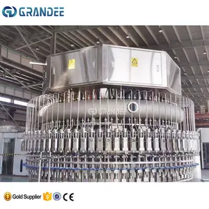 Línea de producción automática de la máquina tapadora de llenado por soplado combiblock de botellas de agua potable